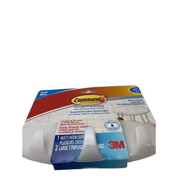 Adhesive Wall /bathroom mulithooks. Brand New 2 Units - Picture 3 of 12